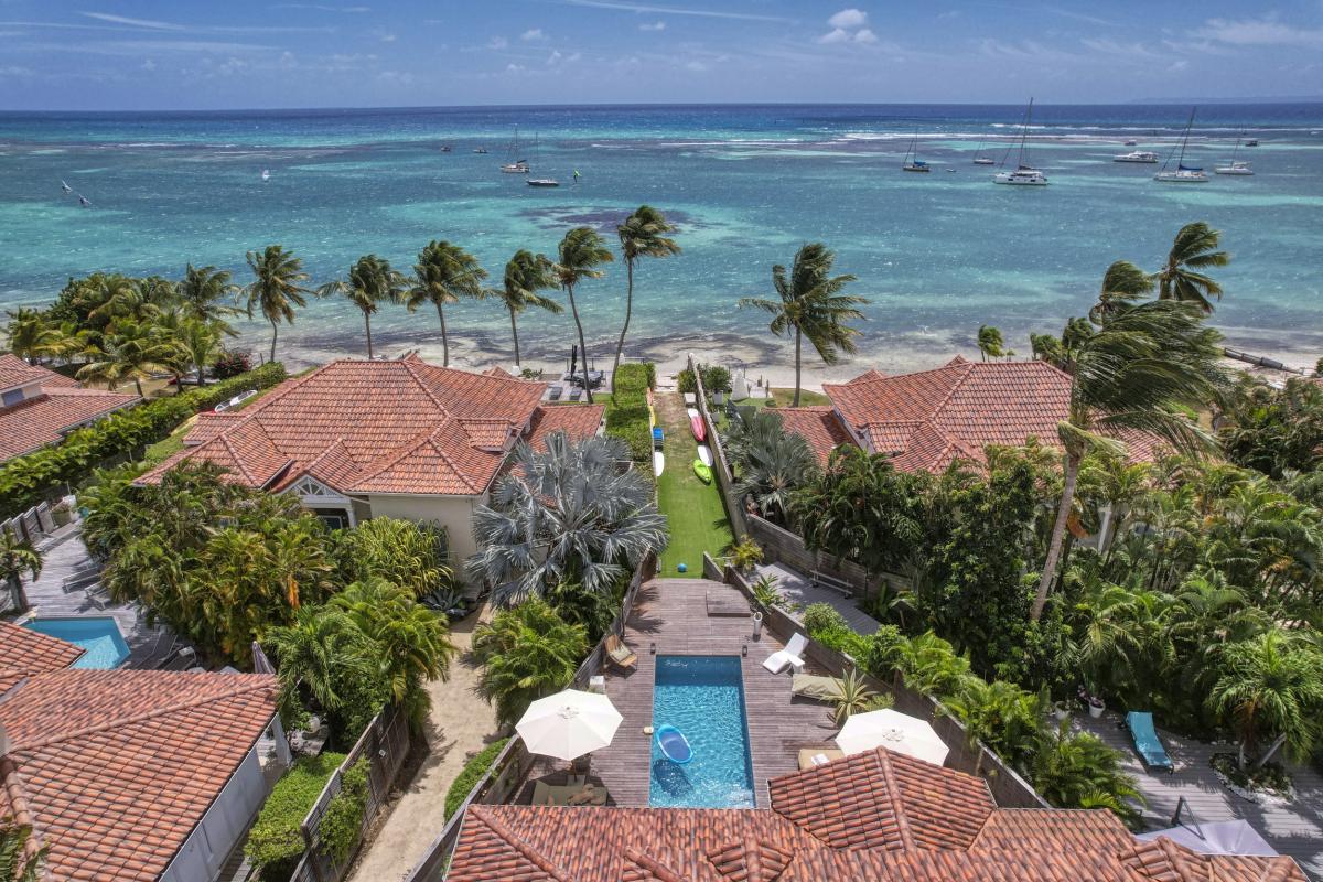 46.Location villa 4 chambres piscine saint françois guadeloupe - Vue mer